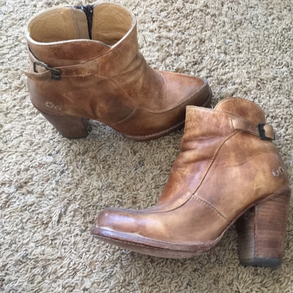 Tan Bed Stu booties